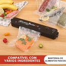 Seladora a Vácuo Portátil | Conservação de Alimentos com Praticidade e Economia