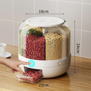 Dispensador Giratório 360° para Arroz e Grãos