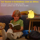 Luminária noturna fofa de capivara