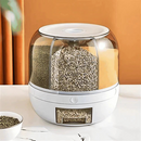 Dispensador Giratório 360° para Arroz e Grãos