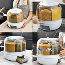 Dispensador Giratório 360° para Arroz e Grãos